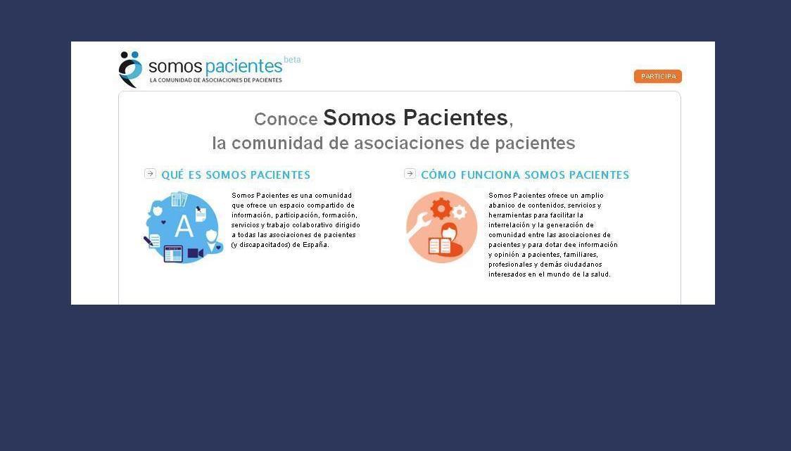 ¡Bienvenidos a Somos Pacientes!
