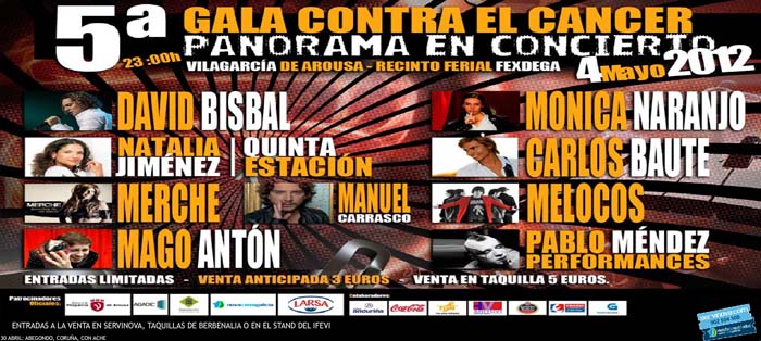 Quinta edición de la ‘Gala Contra el Cáncer de Panorama’ a favor de la AECC en Pontevedra