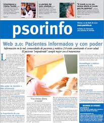 ‘Psorinfo’, suplemento de información de Acción Psoriasis para pacientes, disponible en internet