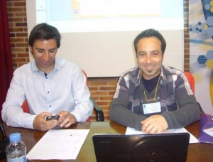 Javier Luengo, director gerente de FEAPS Madrid, y Jose Jiménez, responsable de ocio de la organización Javier Luengo, director gerente de FEAPS Madrid, y Jose Jiménez, responsable de ocio de la organización