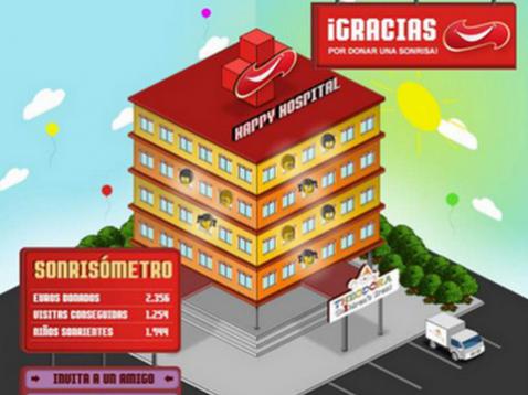Campaña benéfica de Campofrío a favor de la Fundación Theodora a través de Facebook