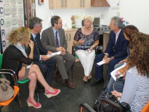 El Ayuntamiento de Salou cede su parque botánico a los veraneantes de AFA Lleida en la localidad