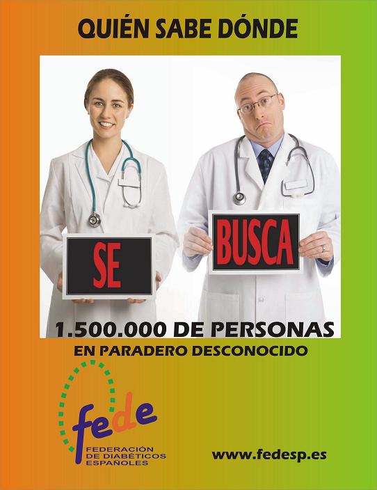 Más de 2.300.000 casos de diabetes sin diagnosticar