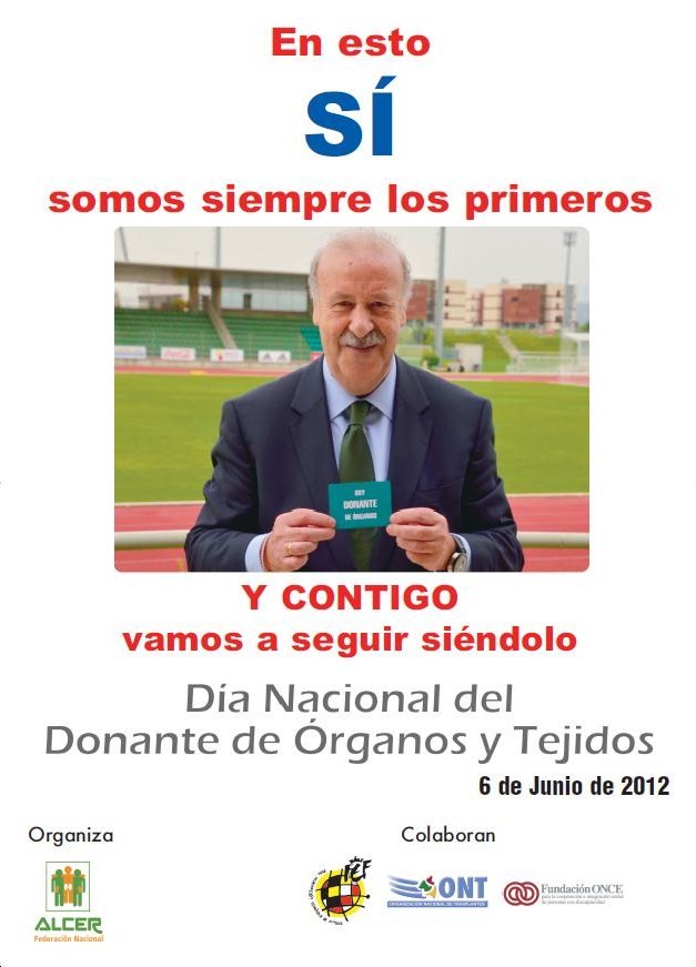 ‘En esto SÍ somos siempre los primeros’, lema del Día Nacional del Donante de Órganos y Tejidos