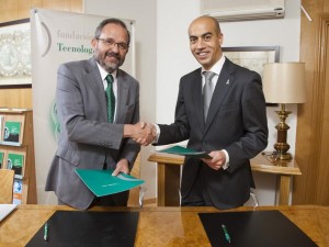 Javier Colás, presidente de la FTYS, y Óscar Prieto, presidente de ASATE