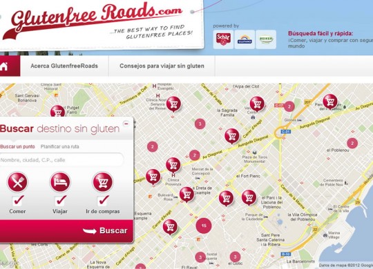 GlutenFreeRoads, plataforma online para guiar a las personas con celiaquía en unas vacaciones sin gluten