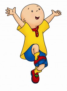 Caillou amenizará las actividades del sábado
