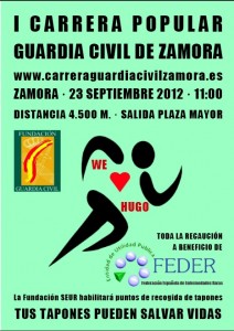 I Carrera Popular Guardia Civil de Zamora a beneficio de la FEDER