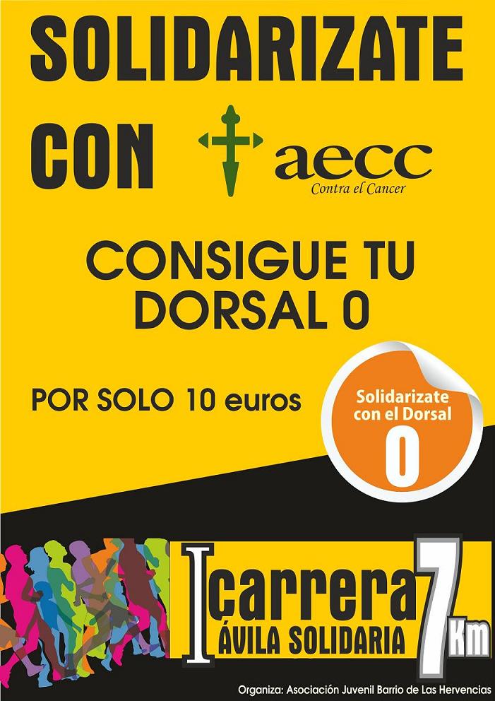 La I Carrera Ávila Solidaria a favor de la AECC se disputará el 15 de septiembre
