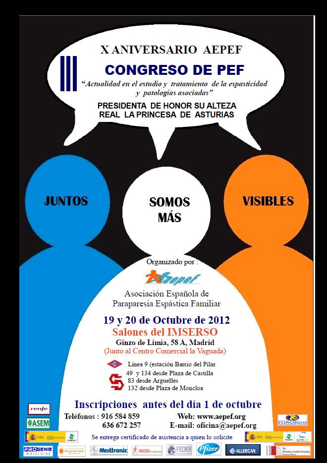 AEPEF celebra el III Congreso de Paraparesia Espástica Familiar