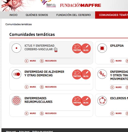 Plataforma on line para informar sobre las enfermedades neurológicas