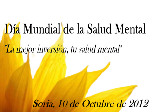 ‘La Mejor Inversión, Tu Salud Mental’, lema del Día Mundial de la Salud Mental