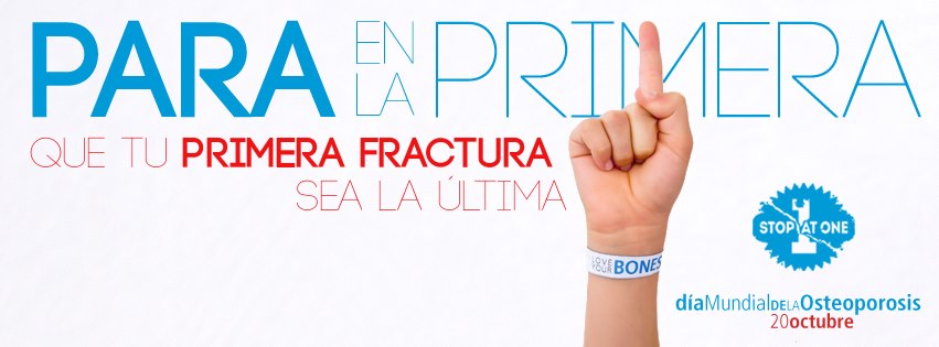 En el Día Mundial de la Osteoporosis, ‘Para en la primera (fractura)’