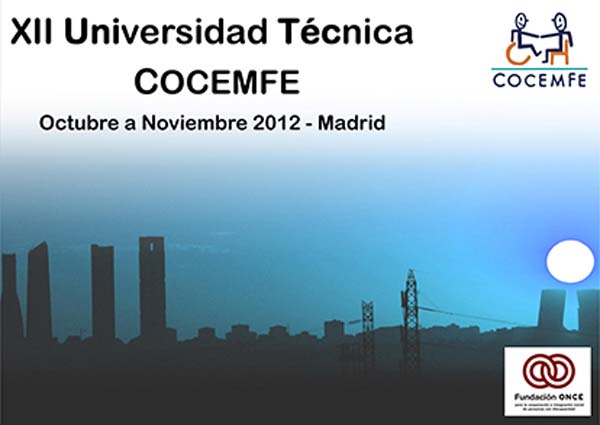 En octubre y noviembre, XII Universidad Técnica de COCEMFE