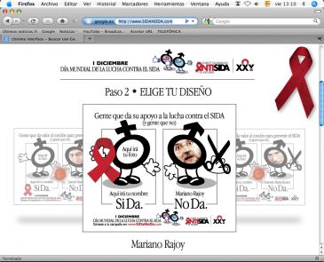 Campaña del Comité Antisida de Asturias en contra de los recortes sanitarios