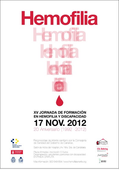 XV Jornada de Formación en Hemofilia y Discapacidad de AHETE
