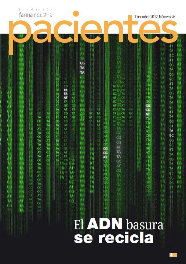 El ‘ADN basura’, en portada del número 25 de la revista Pacientes