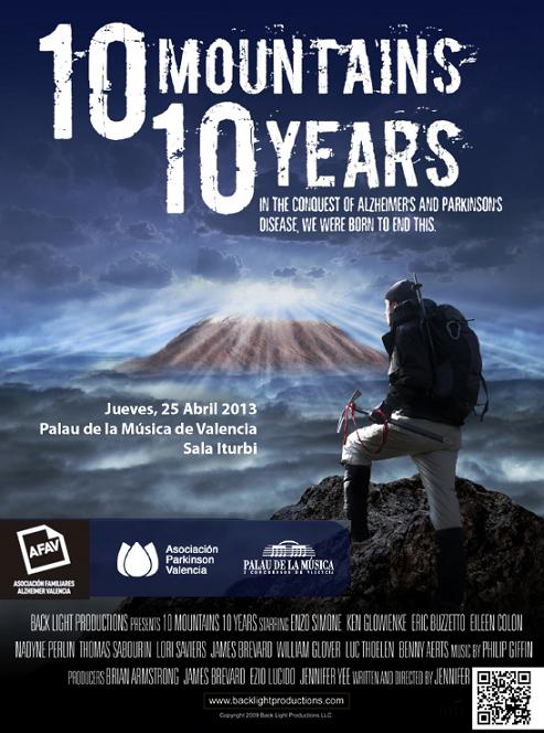 AFAV y Parkinson Valencia proyectan el documental ‘10 Mountains, 10 Years’