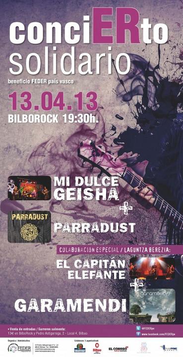 Concierto solidario de FEDER en Bilbao a favor de las enfermedades raras