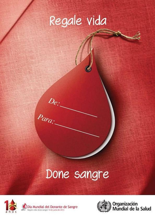 Dona sangre y regala vida en el Día Mundial del Donante de Sangre