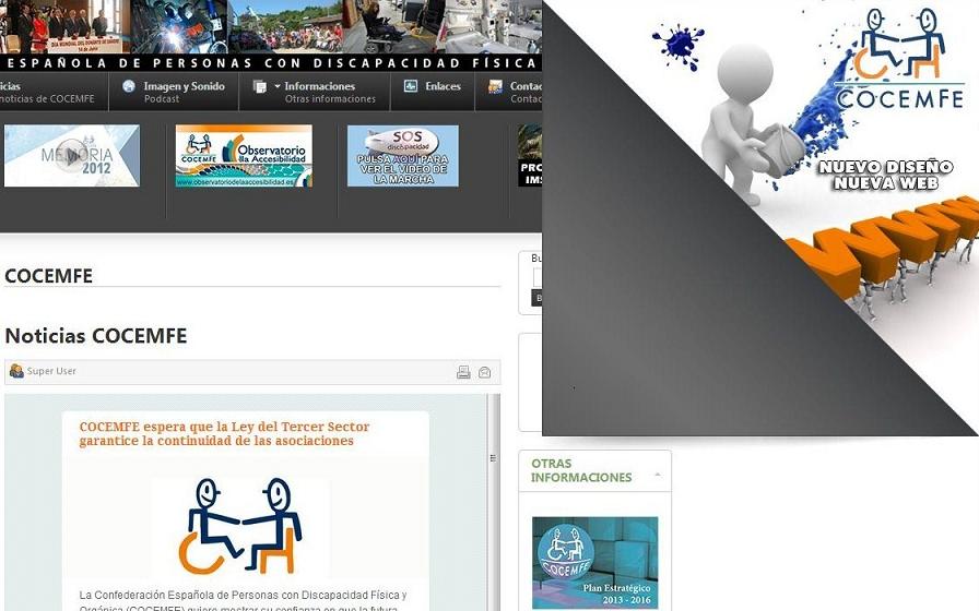 COCEMFE renueva su página web