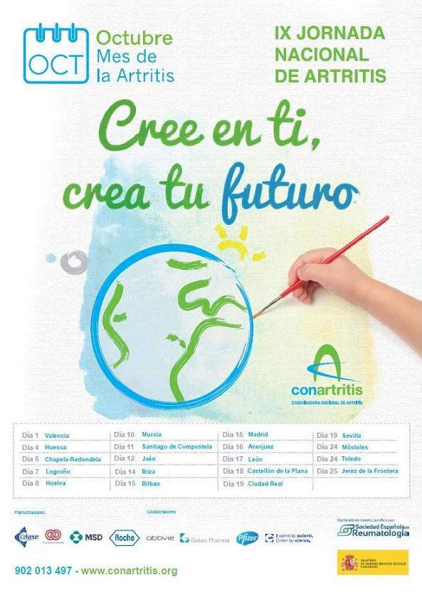 ‘Cree en ti, crea tu futuro’ en el Día Nacional de la Artritis Reumatoide