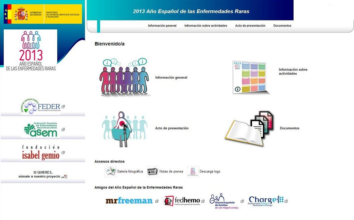 El Año Español de las Enfermedades Raras ya tiene web