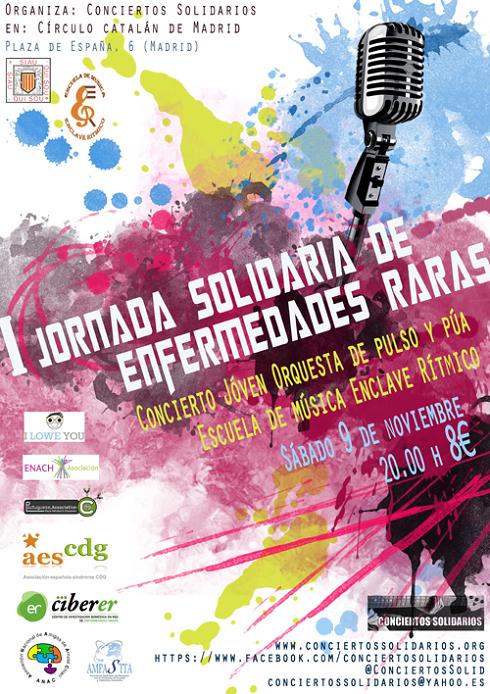 Concierto solidario a favor de las asociaciones de Tourette y Chiari