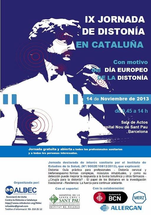 IX Jornada de Distonía en Cataluña, este jueves en Barcelona