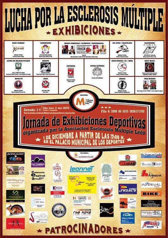 Exhibición de deportes de contacto a favor de ALDEM, este domingo en León