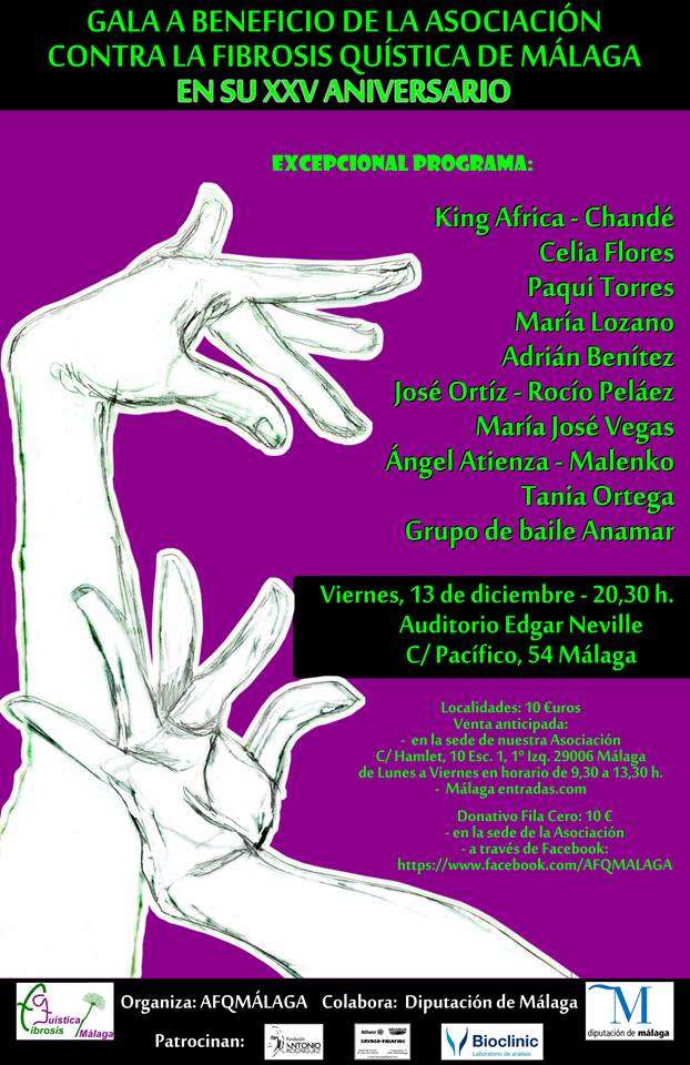 AFQMálaga celebra este viernes su Gala por su XXV Aniversario