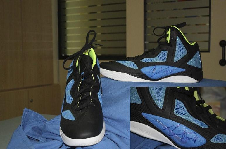 Asion subasta unas zapatillas de Pau Gasol para recaudar fondos
