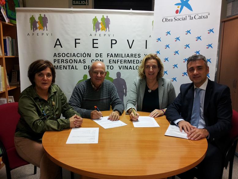 Subvención de 12.000 euros de Obra Social ‘la Caixa’ a AFEPVI