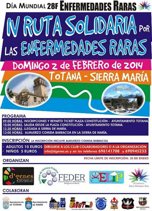 IV Ruta Solidaria por las Enfermedades Raras de AELIP y D’genes
