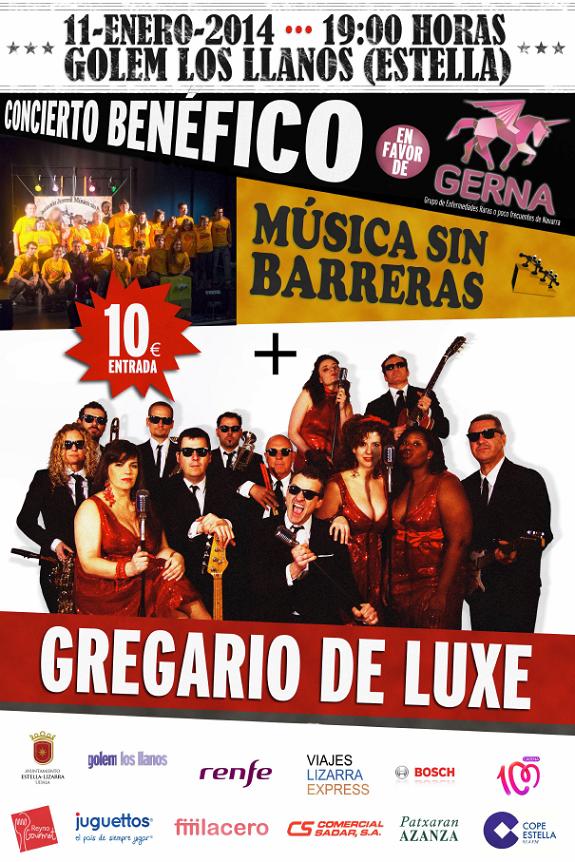 Festival musical a favor de Asociación Gerna, este sábado en Estella
