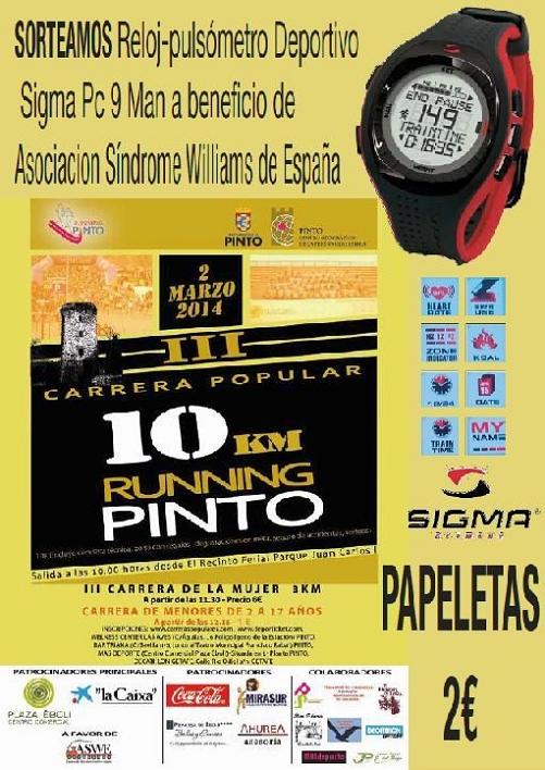 Carrera Popular de Pinto para la investigación del síndrome de Williams