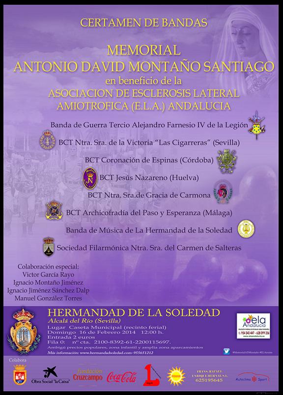 Concierto de bandas en Alcalá del Río a beneficio de ELA Andalucía