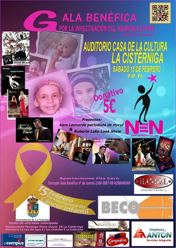 Gala para la investigación del neuroblastoma, este sábado en La Cistérniga