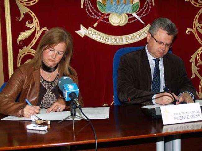 Convenio de AFASUR Genil y el ayuntamiento de Puente Genil