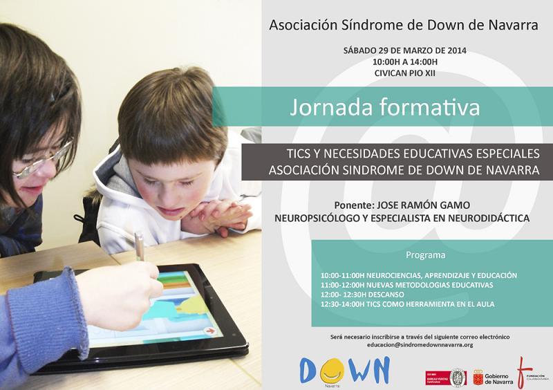 Jornada sobre TIC y necesidades educativas especiales de Down Navarra