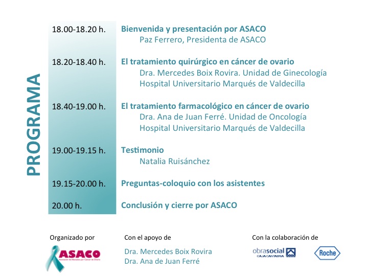 Santander Programa reverso ASACO cancer ovario caja cantabria 2014