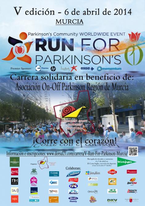 Murcia acoge este domingo la ‘V Run for Parkinson’s Murcia’
