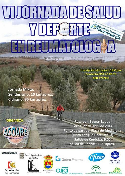 VI Jornada de Salud y Deporte en Reumatología en Córdoba