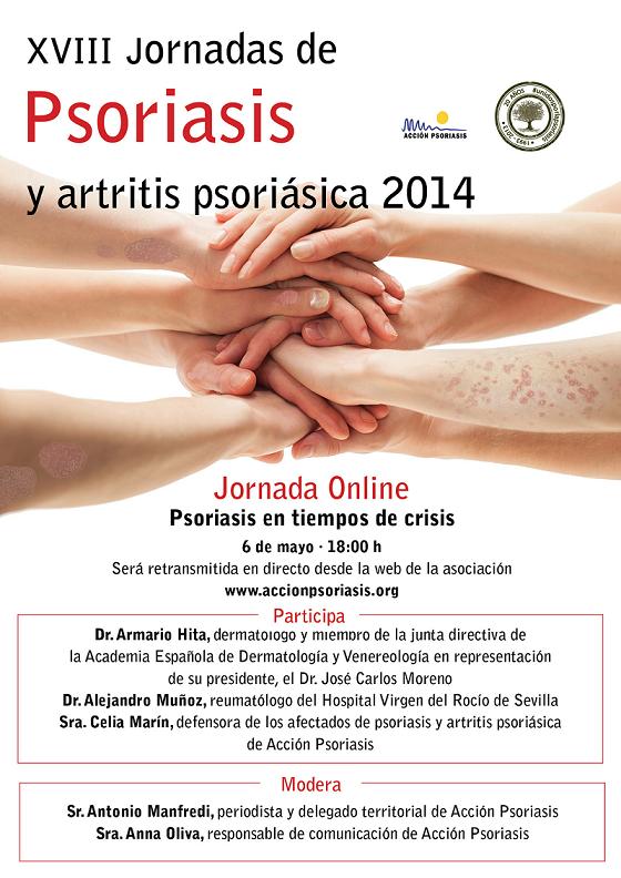 Jornada ‘Psoriasis en tiempos de crisis’, esta tarde a través de Internet