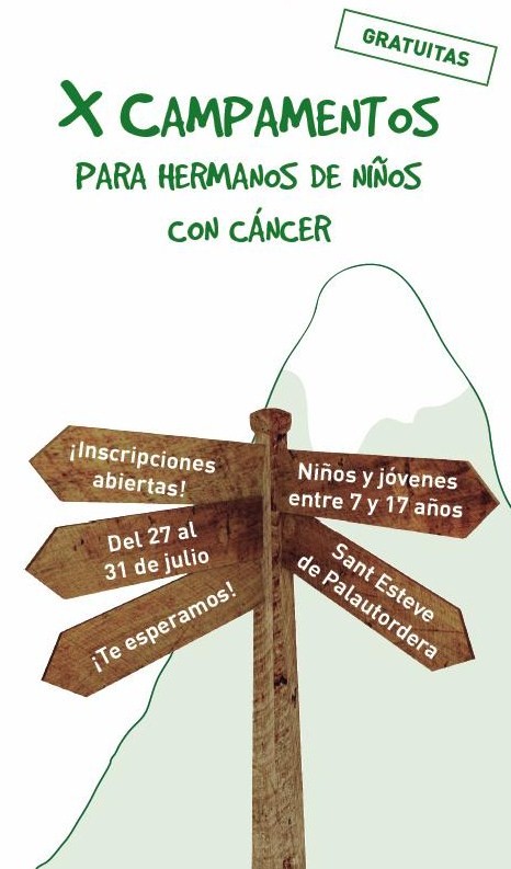 X Campamentos para hermanos de niños con cáncer de AECC Barcelona