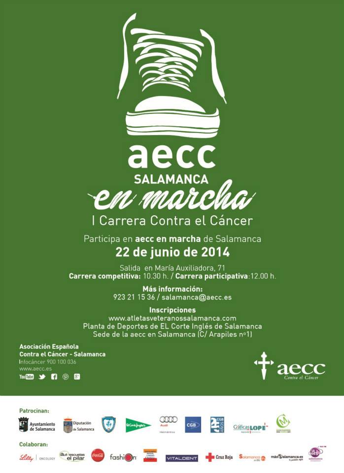 Salamanca corre este domingo contra el cáncer a beneficio de la AECC