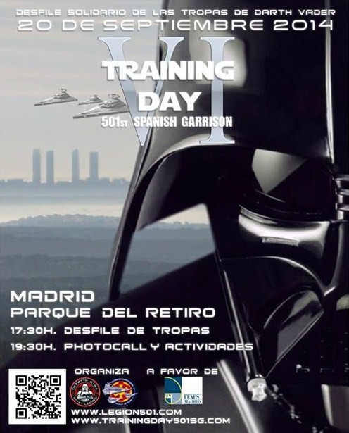 Darth Vader desembarca en Madrid para colaborar con FEAPS Madrid