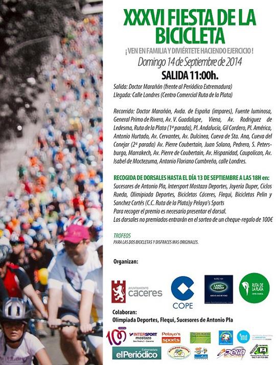 Cáceres pedalea este domingo por los pacientes y asociaciones de celiacos
