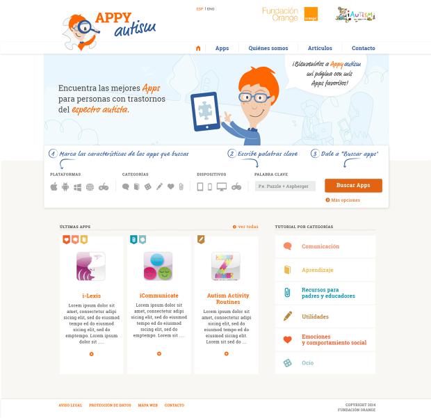Appyautism, nueva plataforma web de aplicaciones para personas con TEA