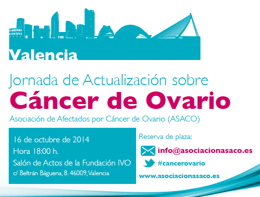 Programa Tarjeton Valencia 2014 asaco cancer ovario
